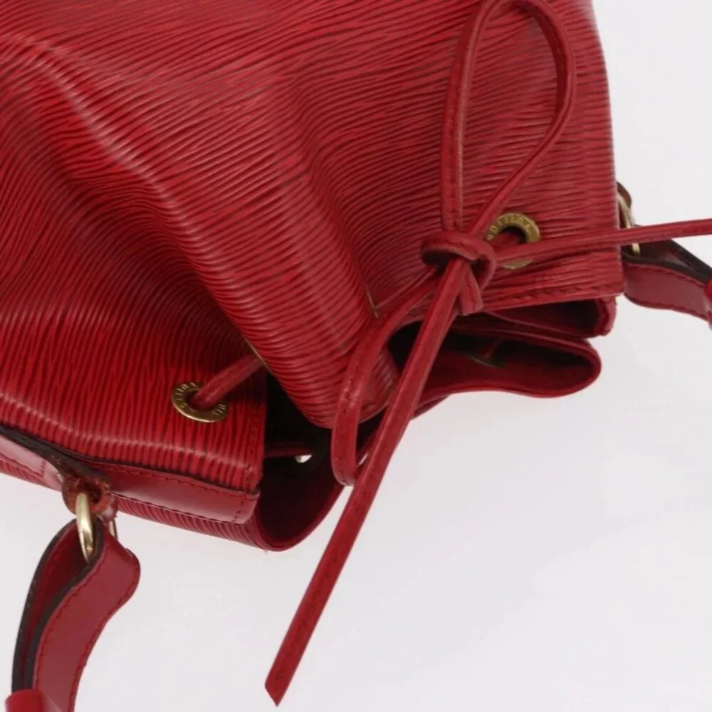 LOUIS VUITTON Epi Noe Shoulder Bag Red M44007 LV Auth mr1624